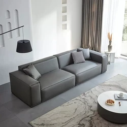 YASITE 2022 Contemporary  Leather Velvet Suede Fabric Diotti Square  Modular Sectional Sofa