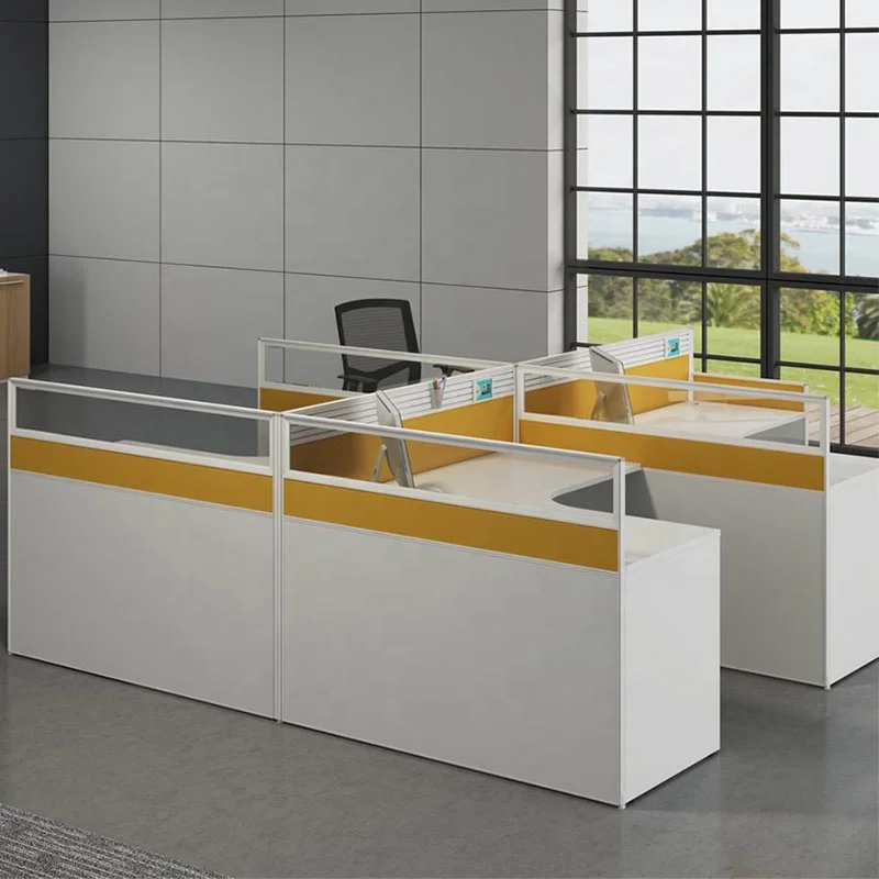 Home Office Furniture 2 Person Desk Office Employee Workstation