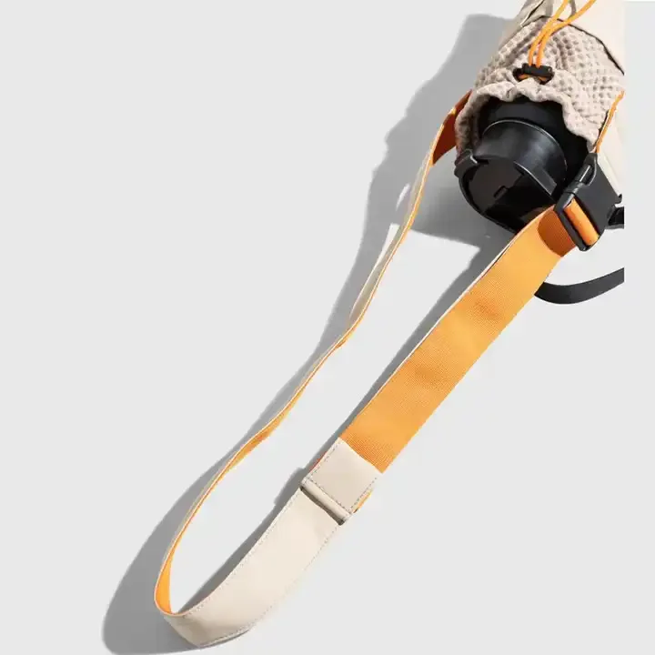 Custom Luxury Water Bottle Carrier Sling Hydration Crossbody Bags Water Bottle Holder Bag With Shoulder Strap