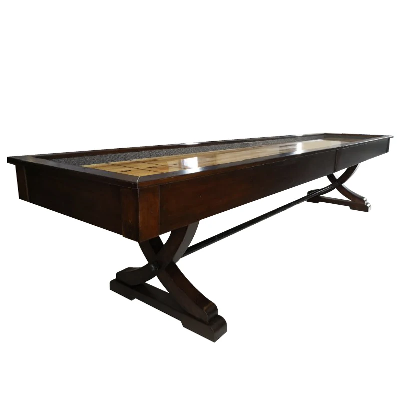 Wholesale Price Solid Wood Modern Professional Outdoor Shuffle board shuffleboard Table Dining 12ft