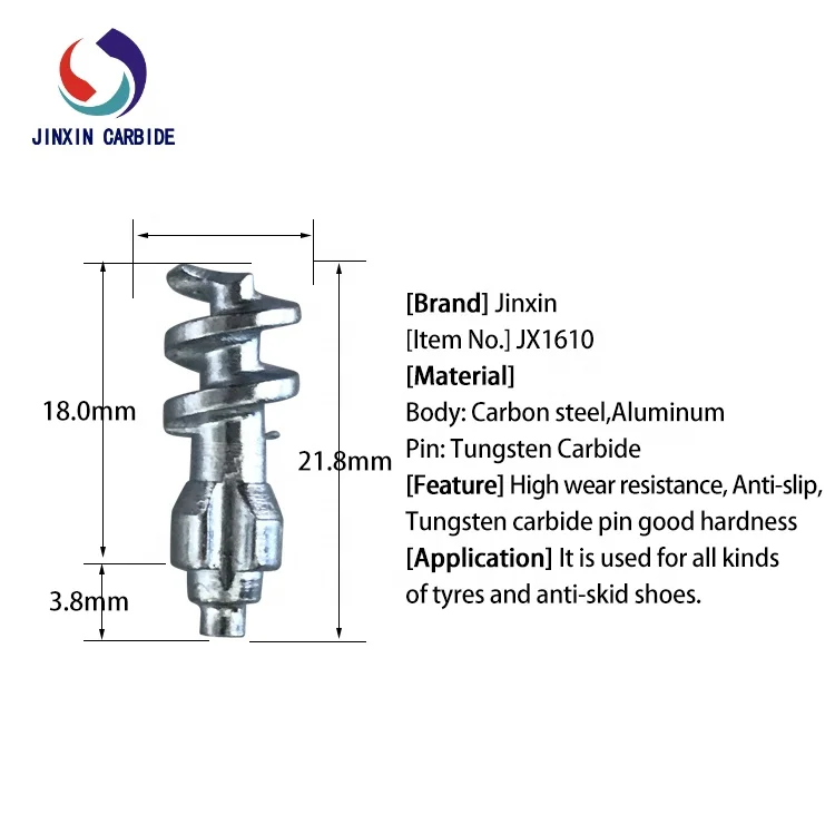 Jx1610 Spikes Winter Car Tires Studs Snow Tire Auto Car SUV ATV Motorcycle Truck