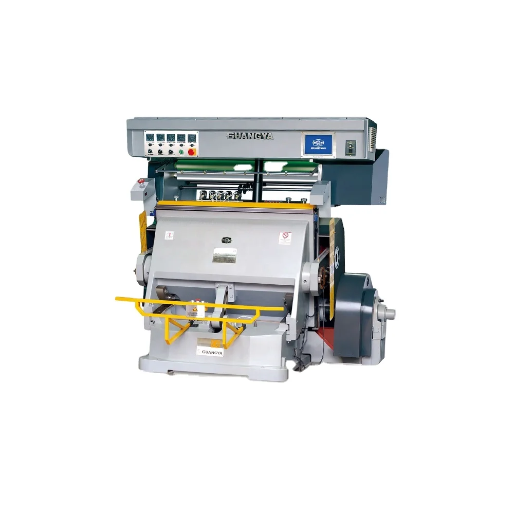 TYMC1400 manual paper plate hot stamping foil printer machine die cutting machine