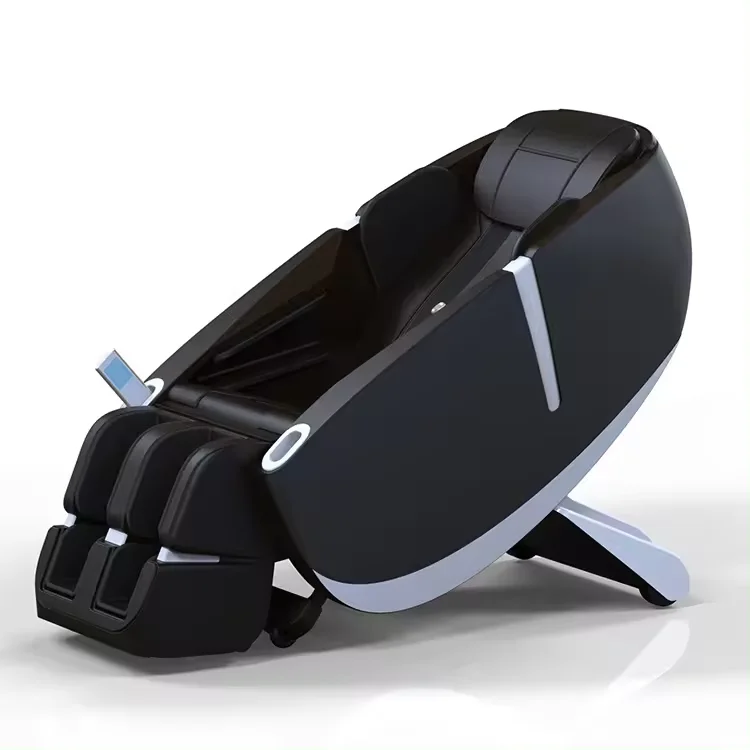 Роскошный 4D Bluetooth Музыкальный Многофункциональный Электрический массажный стул черный корпус невесомость массажное кресло Vd групповое