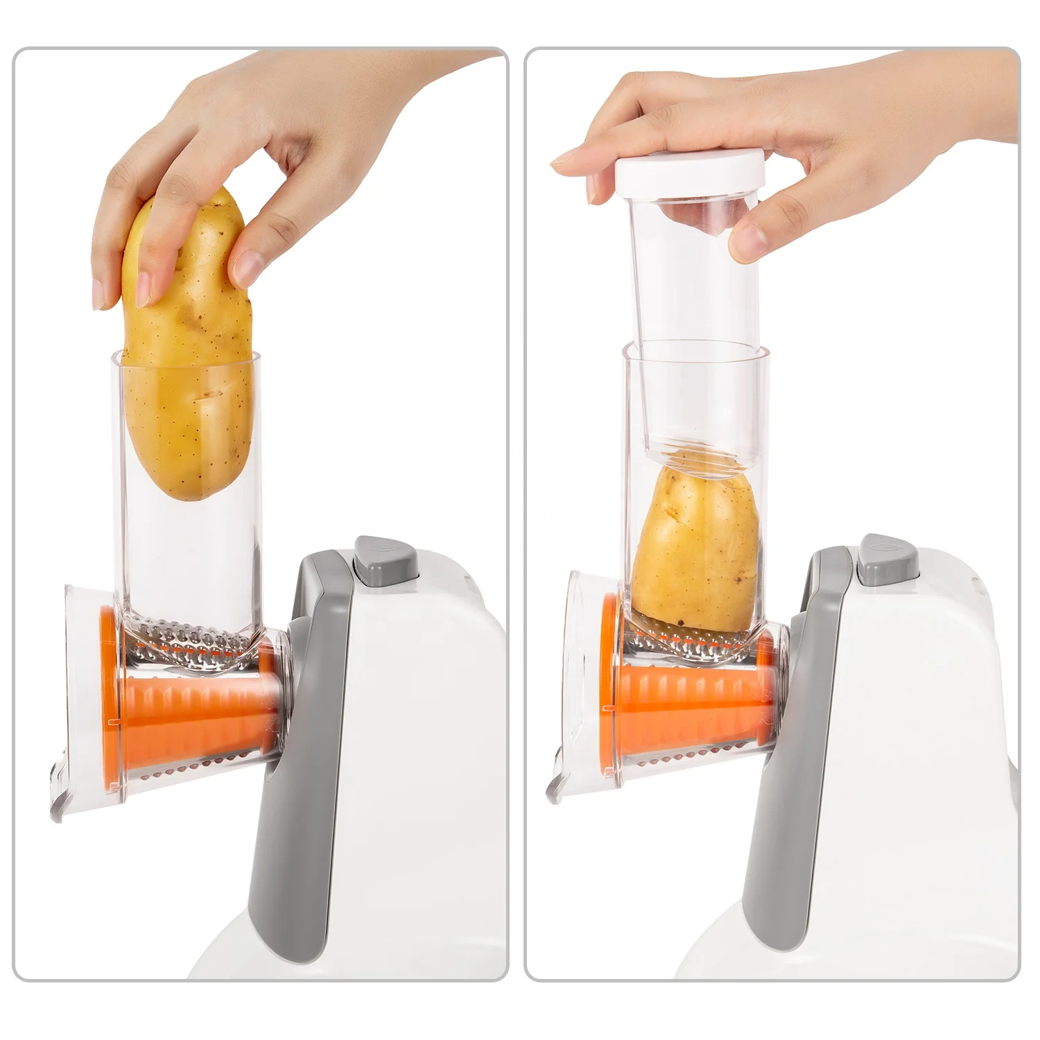 Electric Cheese Grater Salad Shooter Vegetable Maker Slicer