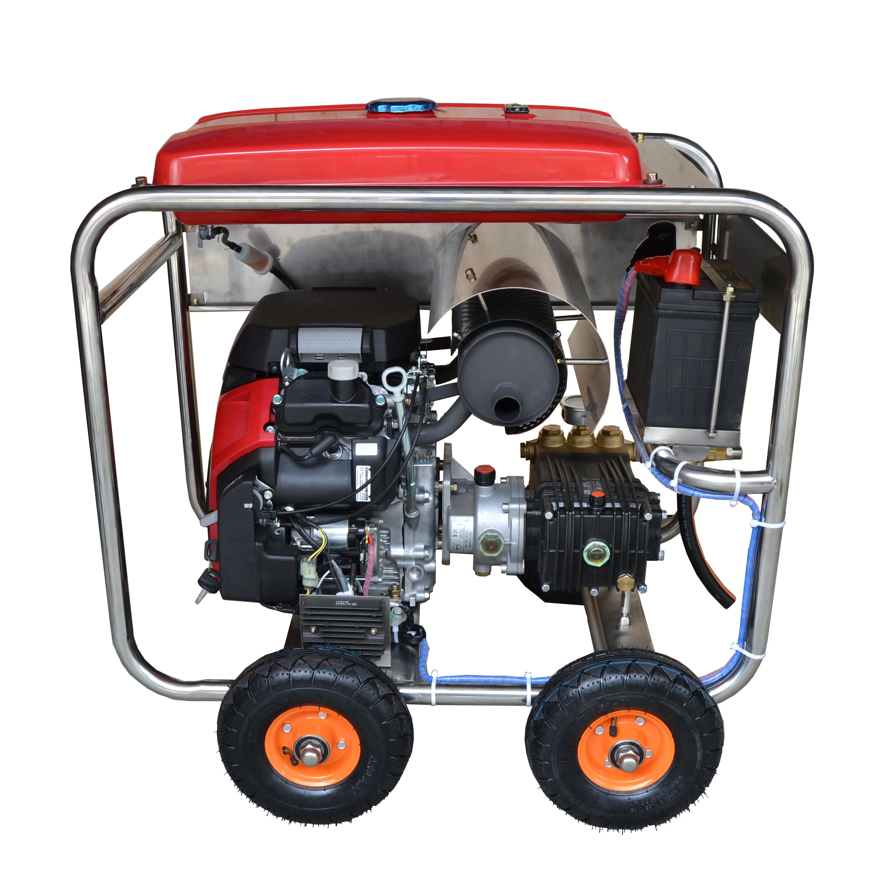 industry gasoline 350bar sewer drain duct cleaning machine jetter sewer