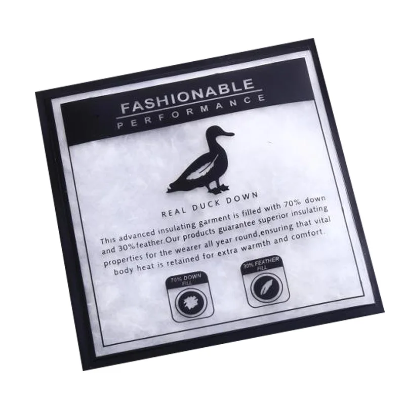 Custom Gas Filled Down Tag Inflatable Label Down Tag,garment Down Label Transparent Printing Bag and Shoes Customized Printed