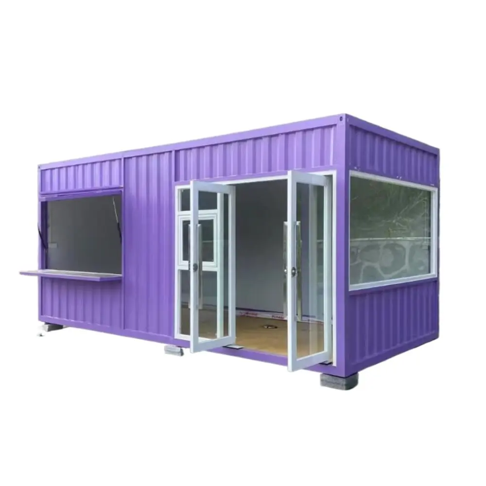 Hot selling steel structure in 2024, sturdy and customizable for temporary housing, foldable and movable small wooden houses