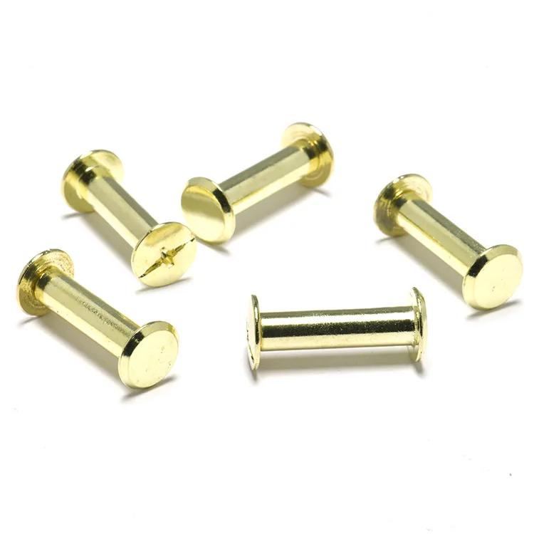 Hot Sale Flat Head Female Screw + Phillips and Slotted Flat Head Male Screw M2 3 4 5  Chicago Book Leather Screw