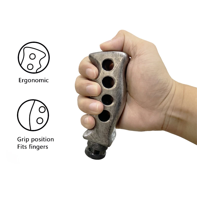 Car Manual Transmission Knife Grip Handle Shift Knob Easy Grip Wave Rod 4 Adapters Interior Accessory Most Manual Automatic