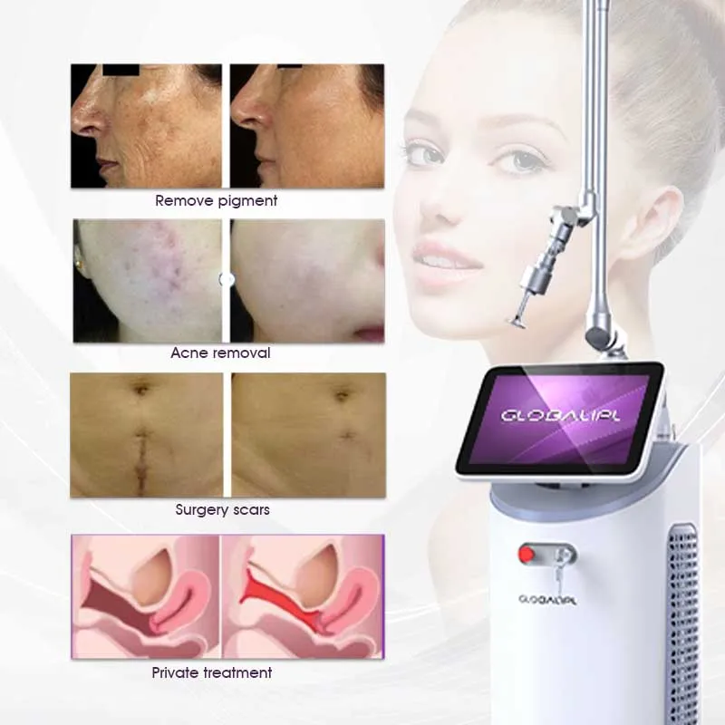 60w medical co2 fractional laser device for skin refurfacing wrinkle removal and skin rejuvenation beauty machine