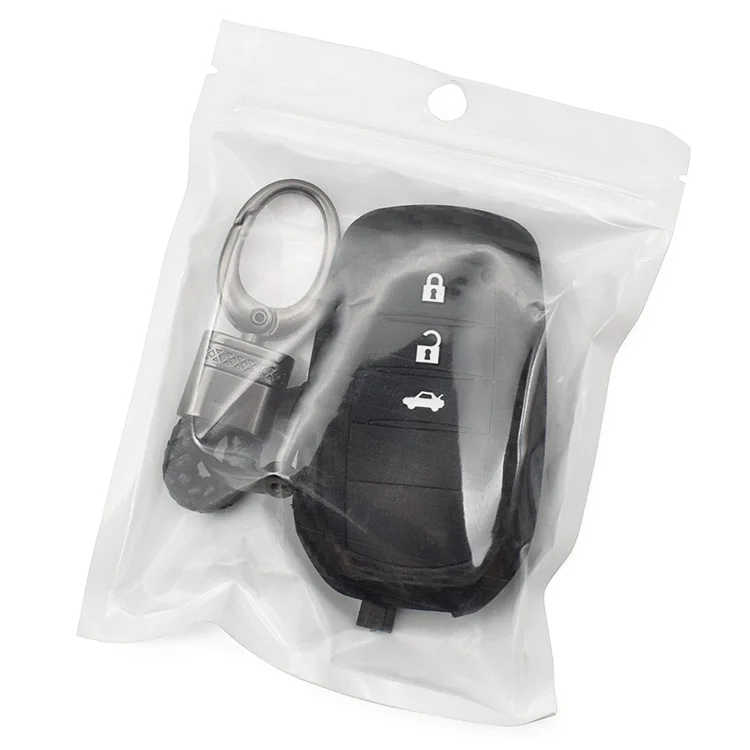 Чехол для автомобильного ключа с 3 кнопками T-oyota RAV4 HARRIER Hilux Fortuner Land Cruiser Crown Highland Prado Yaris Cross Aygo X 202