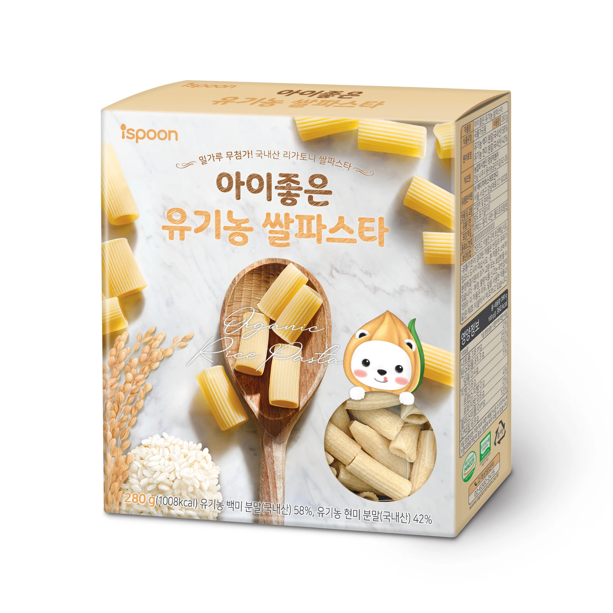 
Корейская детская Органическая рисовая паста 280 г 