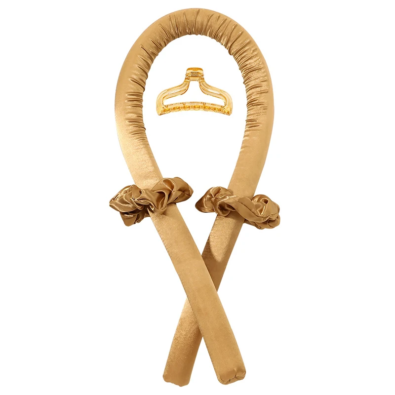 OEM Colorful Multi Sizes Hair Roller Curler Durable Plastic Heatless Silk Hair Wrap Curling Heatless Hair Curler Headband