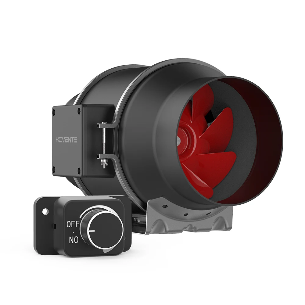 High Air Volume 6 Inch Silent Reversible Inline Duct Fan for Ventilation System