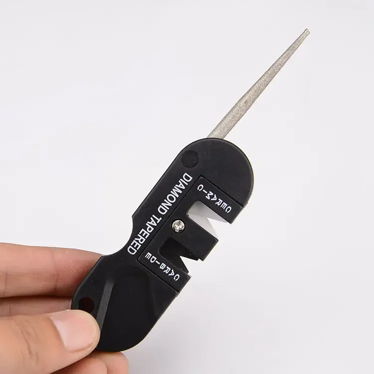 4 In 1 Portable Knife Sharpening Tool Multifunction Metal Outdoor Sports Tool Steel Knife Sharpener