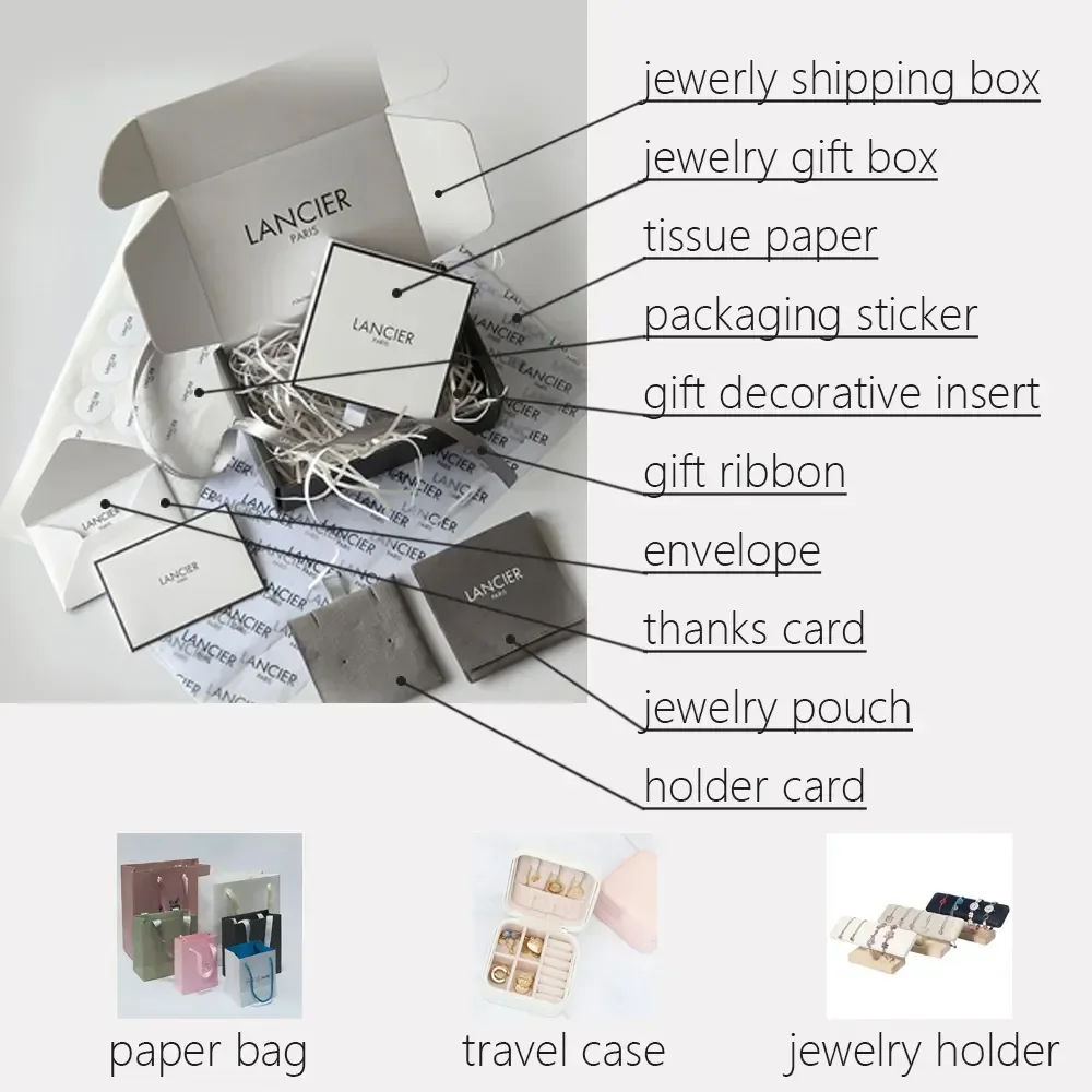 Custom Jewelry Eco-friendly Board Drawer Box Gift Packaging Shipping Cardboard Box and Luxury Packing For Jewelry Boxes