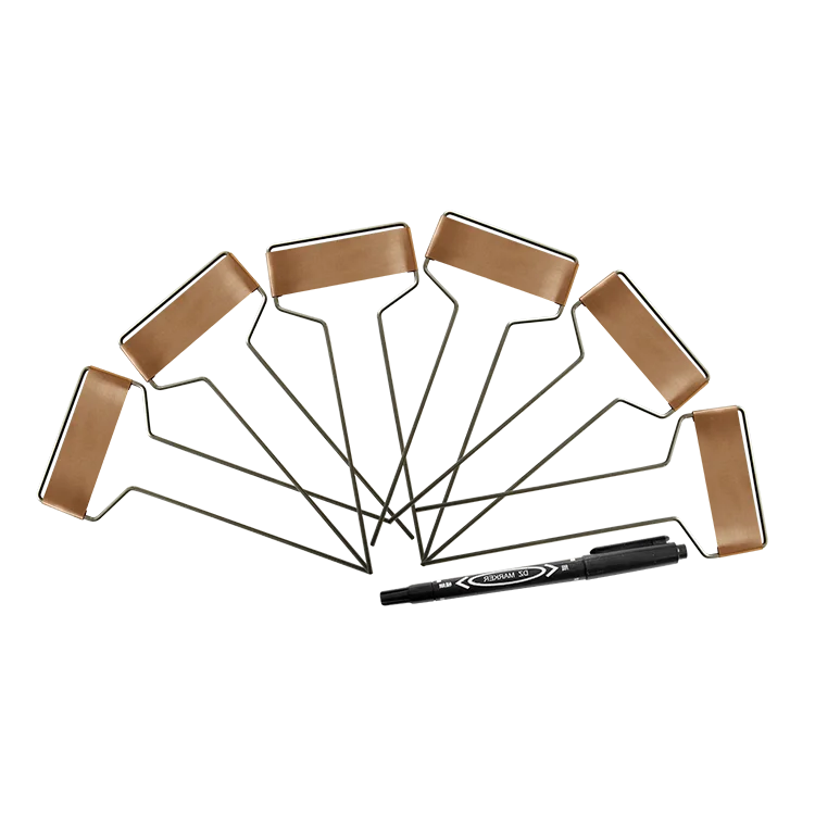 Stainless Steel Tag Garden Markers Reusable Nursery Tags For Vegetables Herb Flower Copper Plant Label