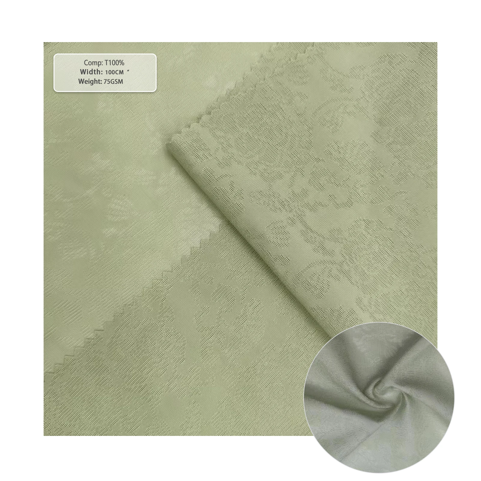 Exquisite organza jacquard relief evening dress, wedding dress fashion fabric, golden silk pattern fabric