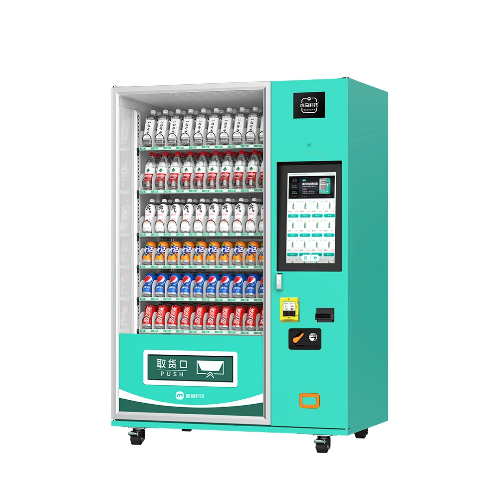 Top Selling 15.6 Inch Customized Touch Screen Beverage Vending Machine with Cooling Function Custom Software Development (SDK)