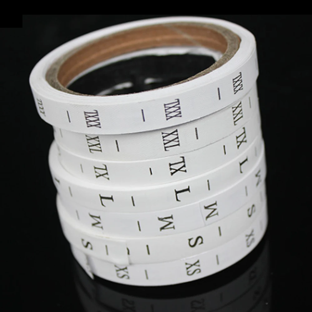 Stock wholesale  Xs S M L Xl child cloth garment size label tags