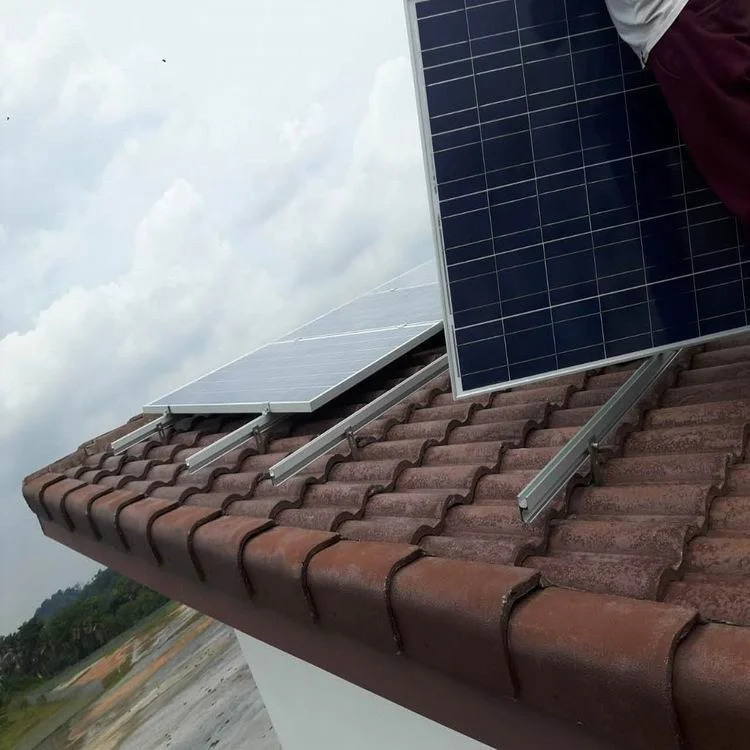 5kwh 10kwh солнечная система монтируется в стойку lifepo4 батарея pv панель плитка на крыше алюминиевая крепления