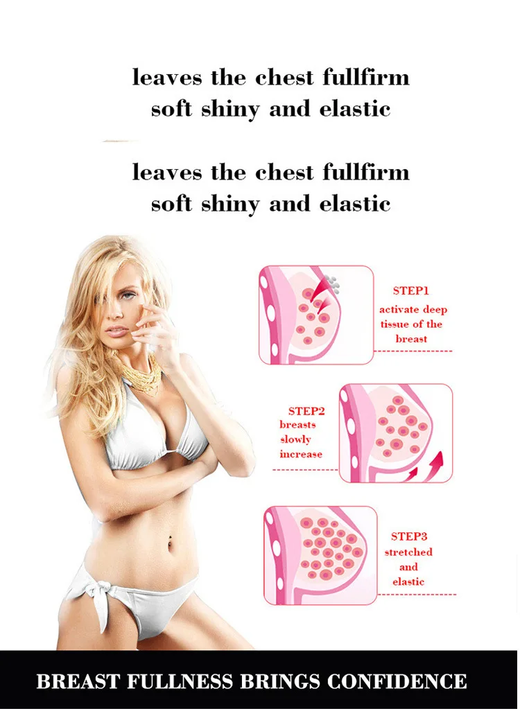 Body Make Big Boobs Cream and Breast Tight Cream Nipple Cream Breast Enhancers Transparent Wholesale Shape Sexy 100% Secure 30ml