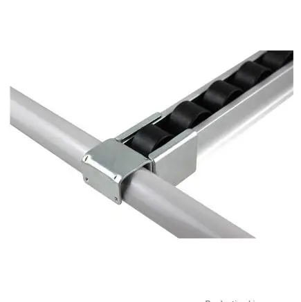 Fluent alloyed plastic roller roller track sliding track for shelf roller track system from suqian