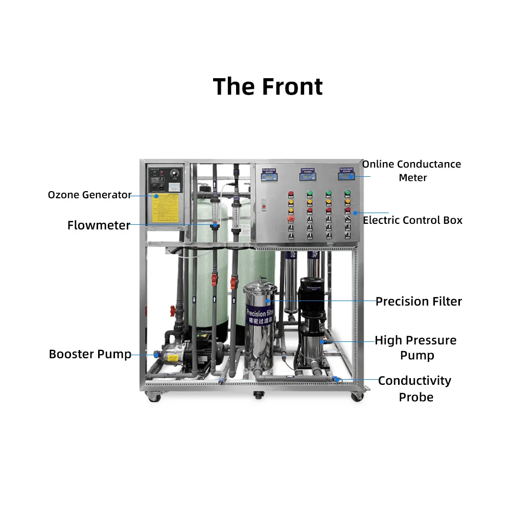 500L/Hour reverse osmosis water filter system Water Treatment Machinery