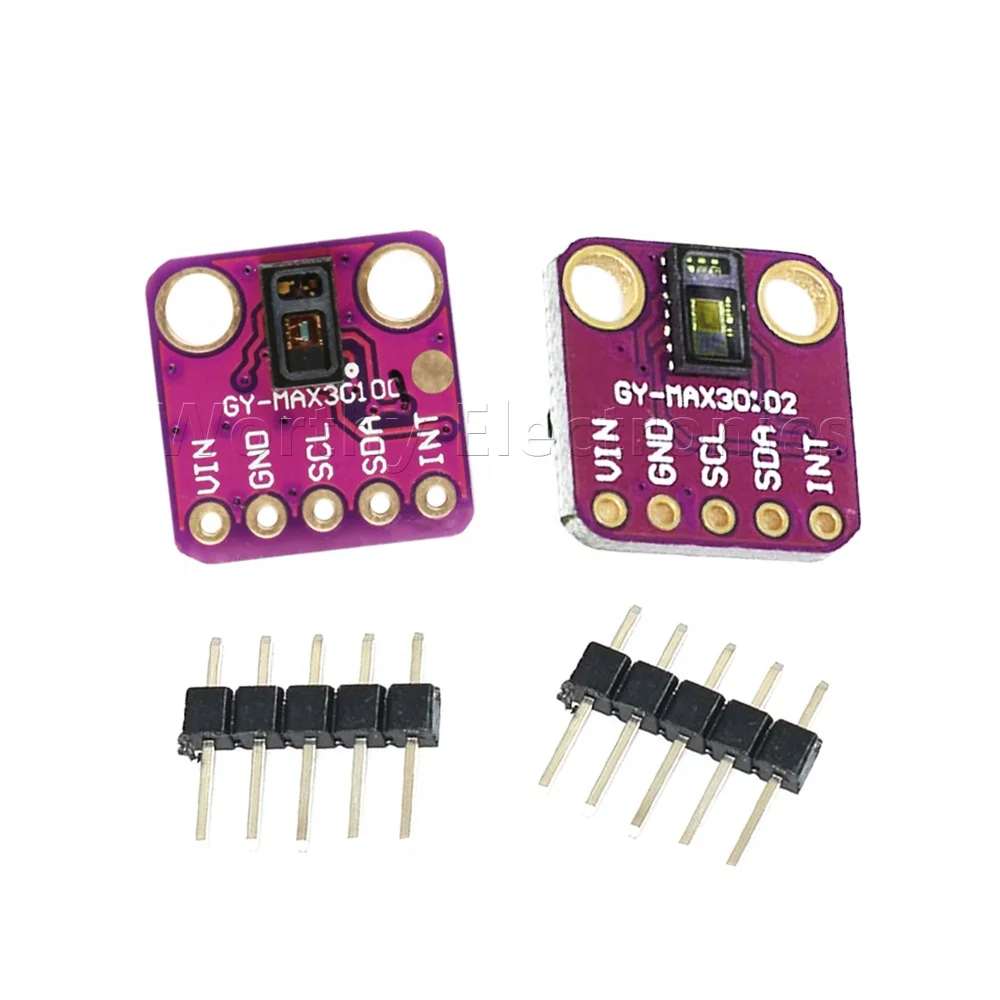 Heart rate pulse oxygen concentration detection sensor module GY-MAX30100 MAX30102 electronic partsLvchi