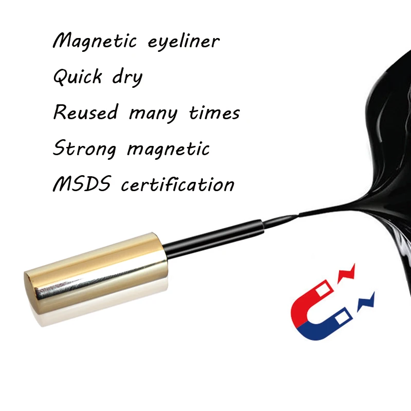 
Custom eyelash box magnetic eyelashes with magnetic liner set 