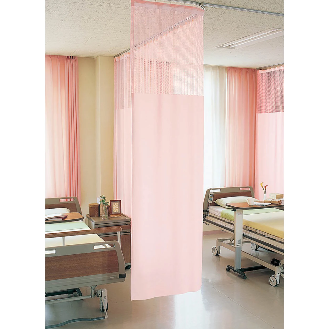 
Sodium hypochlorite disinfection washable medical bed curtain 