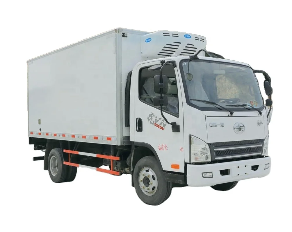 China Famous FAW VN -18 Degree 120HP Frozen Cargo Refrigerator Truck