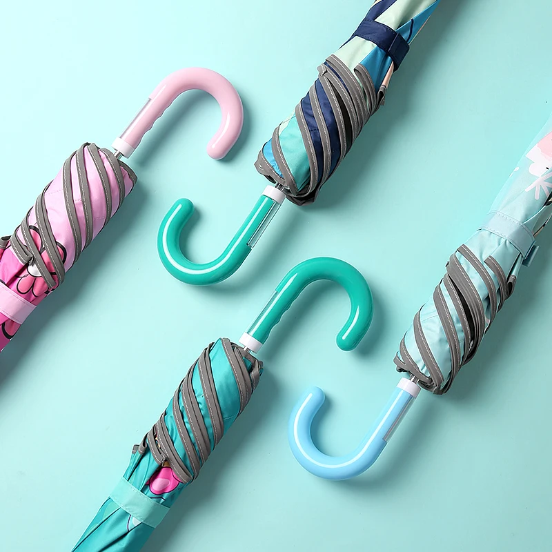 
Hot sale hands free cute kids umbrella rain with logo prints 