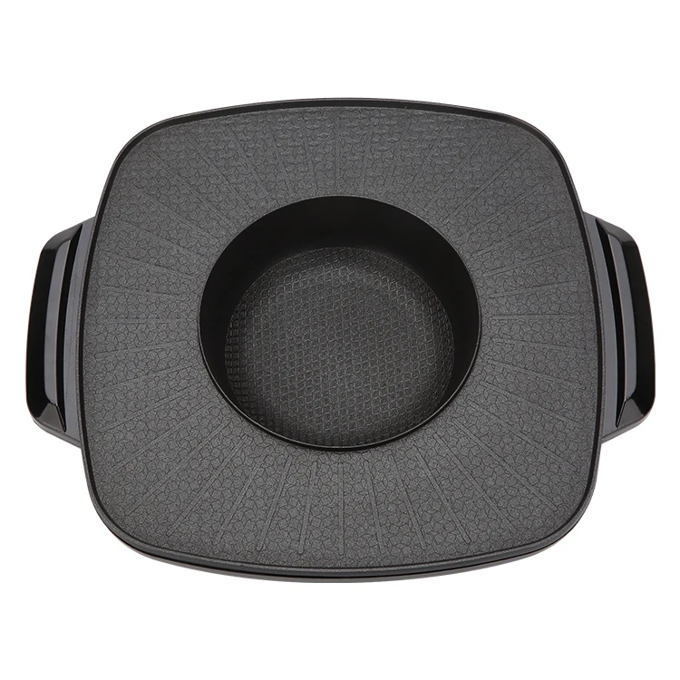 Multifunction household safety 1800w aluminium korean hot pot grill