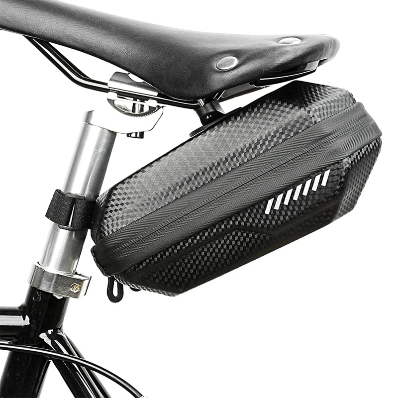 Waterproof Cycling Hard Shell Storage Pouch Bike EVA Case Bicycle Saddle Bag