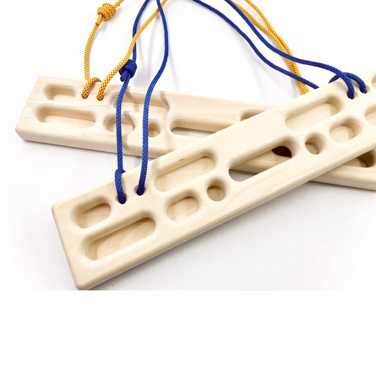 Zoey Premium Wood Training Tool for Grip Strength and Conditioning Rock Climbing Finger board Pull Up Bar climbing hangboard