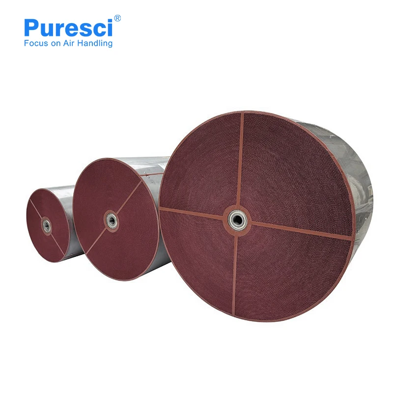 Low Temperature And Low Dew Point With Unique Composite Materials Silica Gel Desiccant Rotor