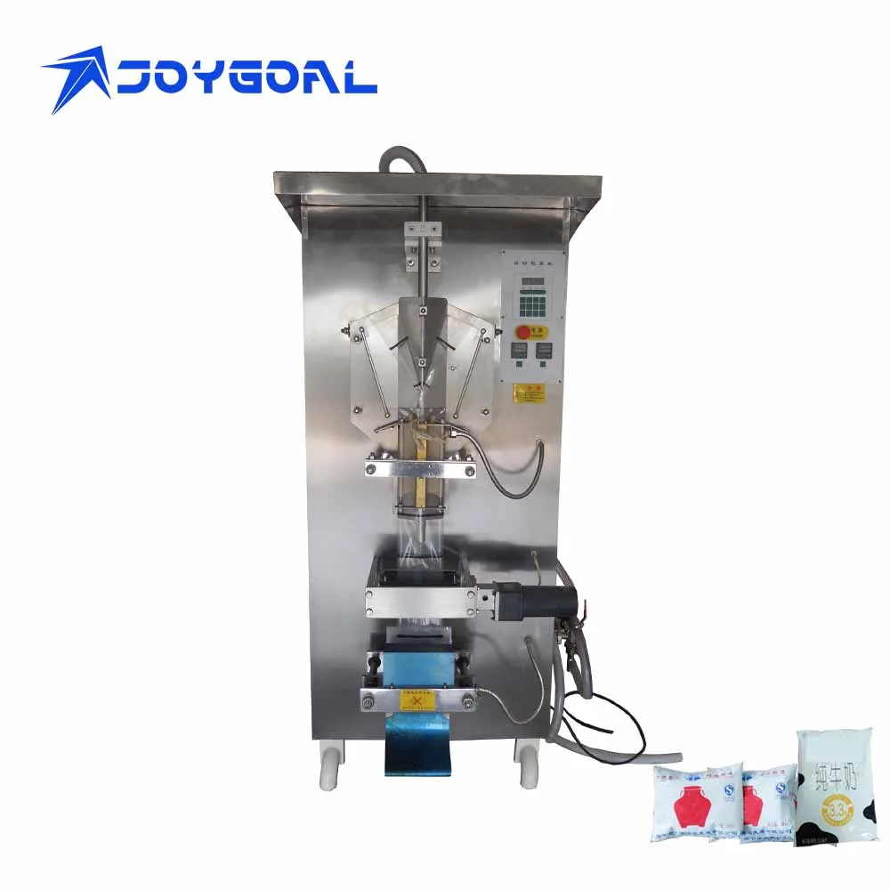 Full Automatic Paste Vertical Form Satchet Water Bag Filling And Sealing Packaging Machine With Feeding Pump