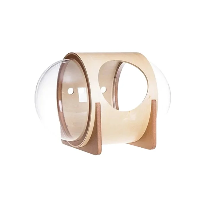 Лежанка-капсула для домашних животных, деревянная кровать-гамак для кошек, кровать для милых кошек