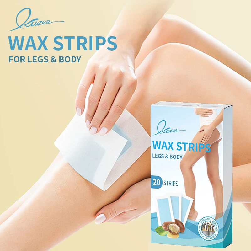 Body Wax Strips for Face Legs Underarms Bikini Women Wax Hair Removal Strips with Natural Formula