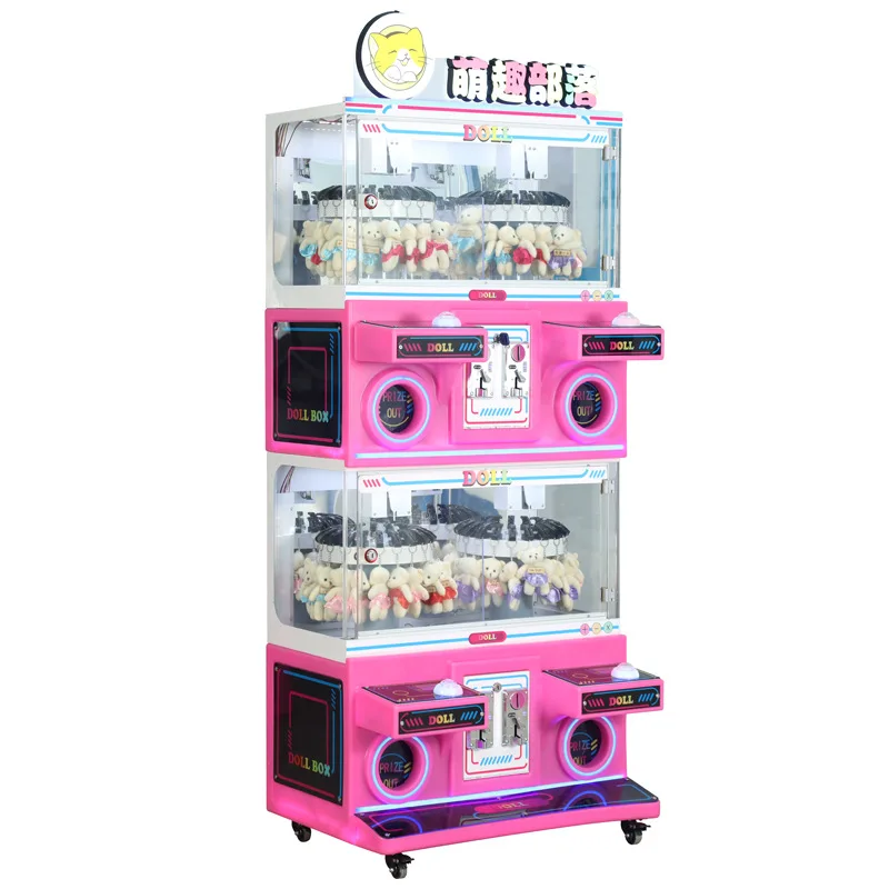 Cheap Coin Operated Gift Game Machine Maquina De Garras Plush Toy Prize Arcade Mini Crane Claw Machine