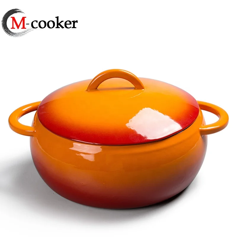 Wholesale America Kitchen Ware Set Cooking Pot Enamel Cookware Sets Dutch Oven cast iron Enameled Casserole