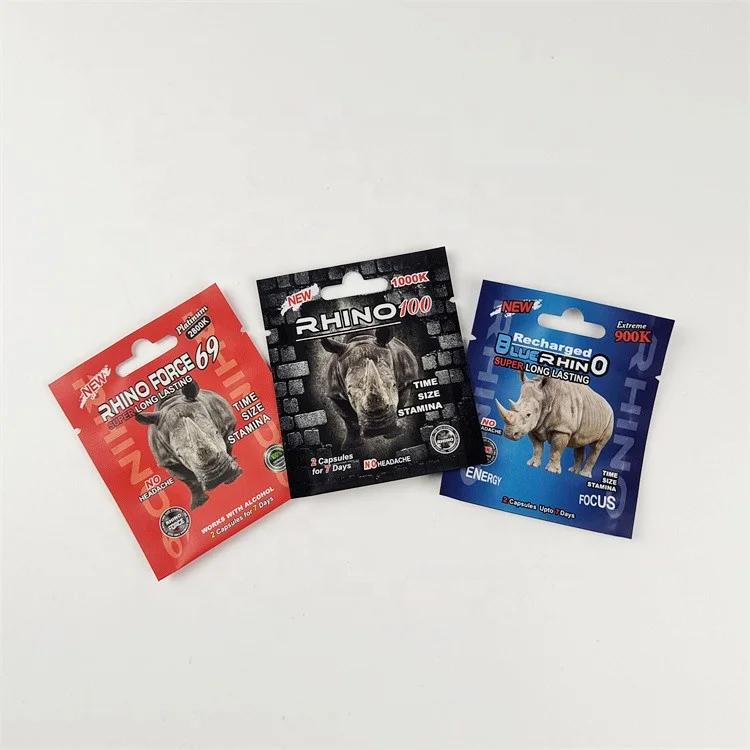 Low Moq Custom Printed Wholesale Pills Packaging Plastic Bag And Paper Display Box For Edible Candy Wrapper Pill Sachet