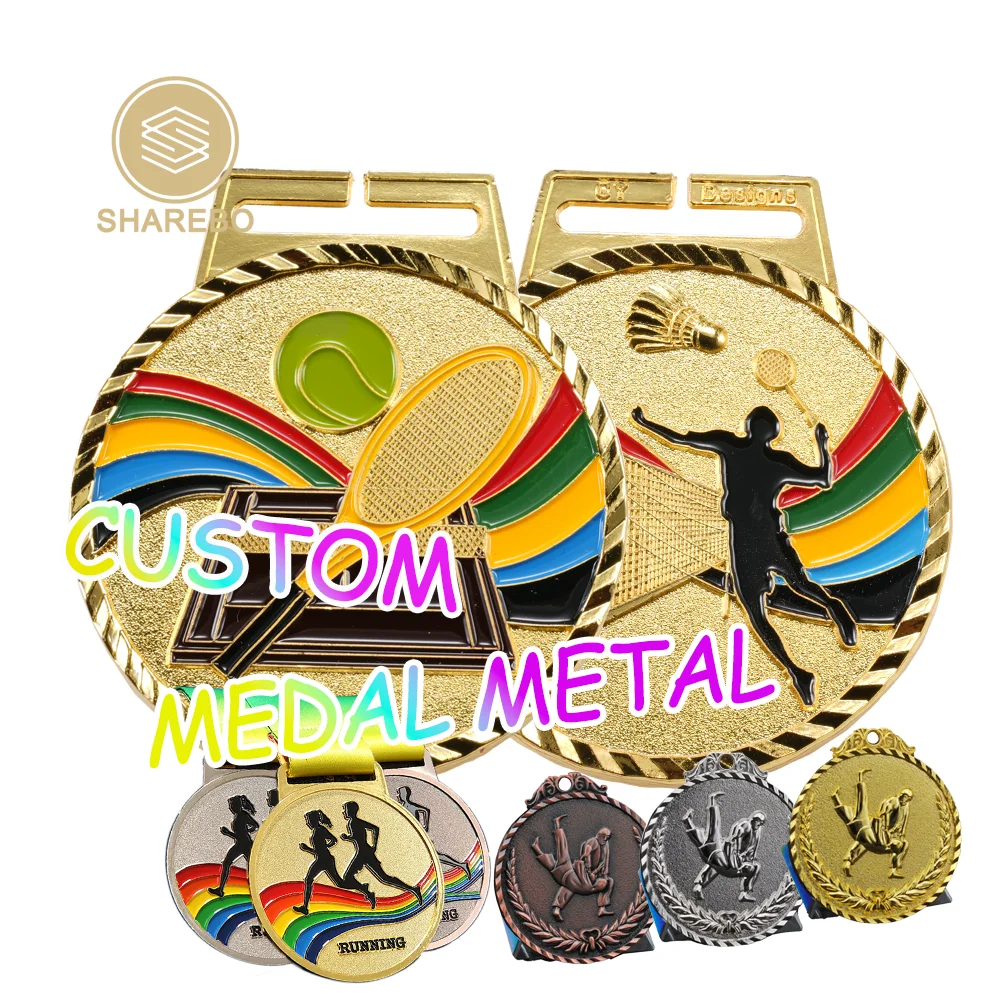metal craft metal 3d medal medals manufacturers 3d metal sports  tennis personalized running medal