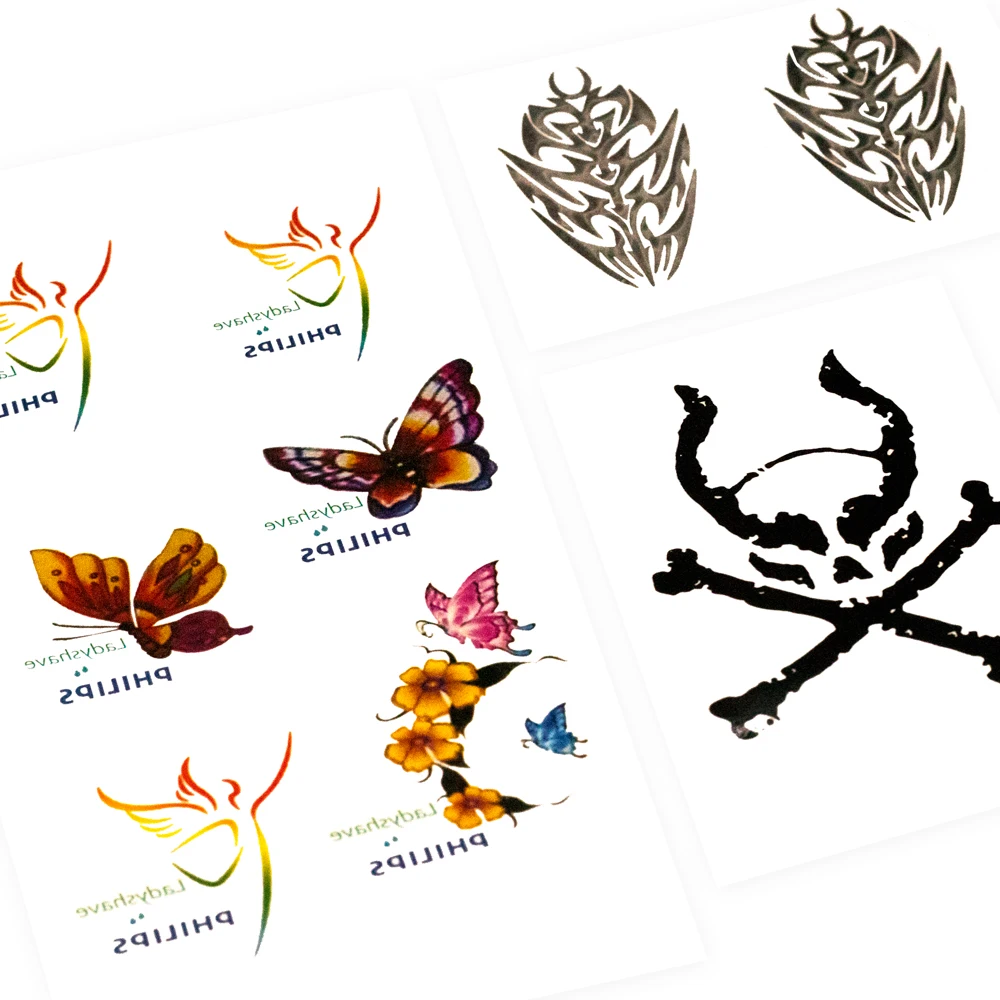 Customized Durable Waterproof Letters Adult Body Full Leg Arm Temporary Fake Tattoo Stickers