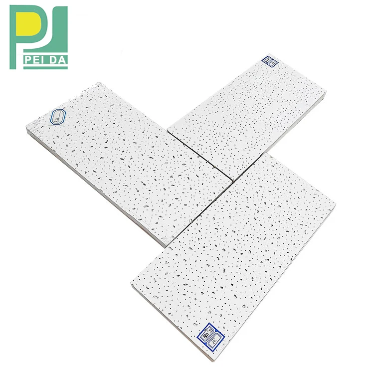 Fashion 2X4 Acoustic Mineral Fibre Ceiling Tiles For Commercial