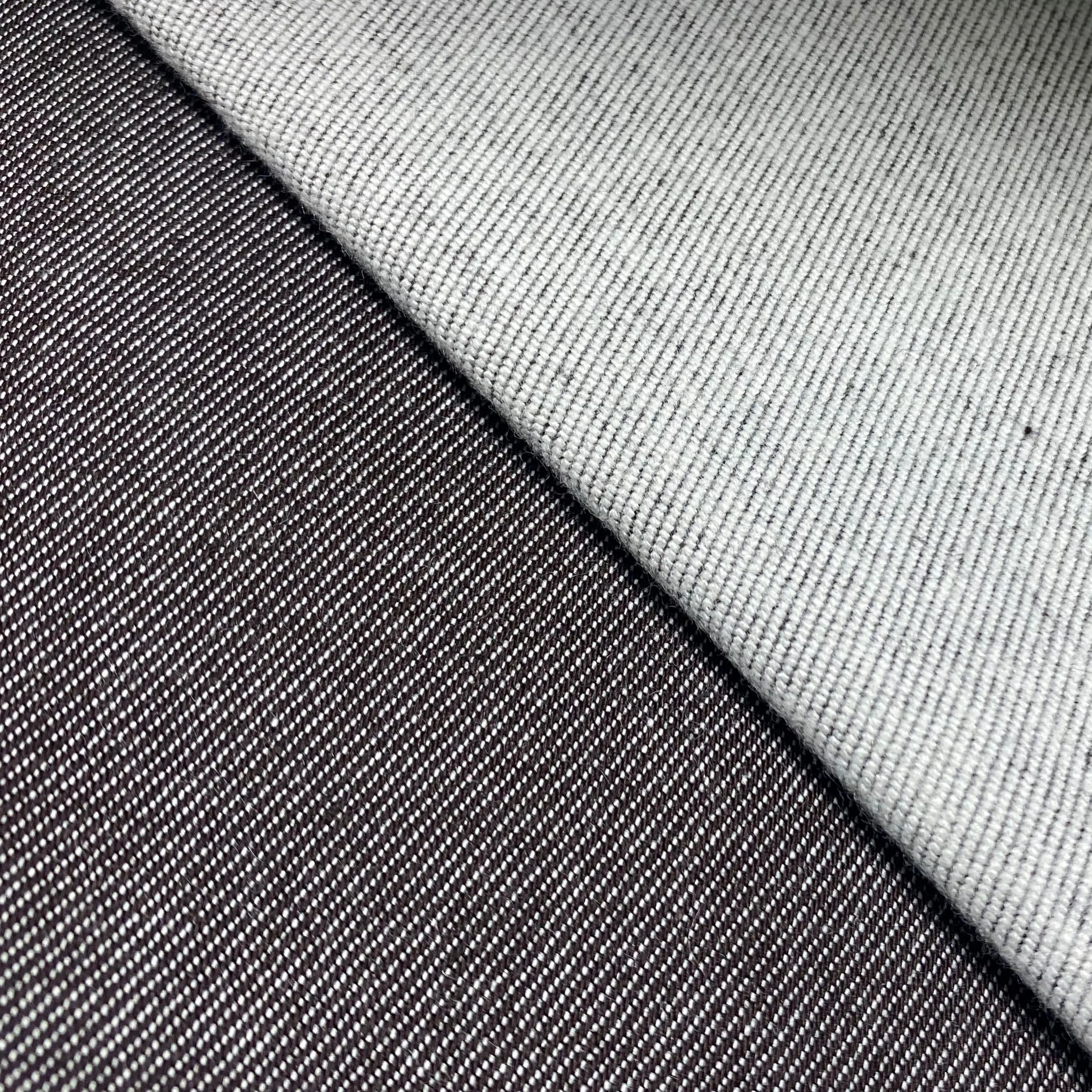  New Designs In Stock Woven Cotton Polyester Spandex Fabric Soft Solid Color Durable Stretch