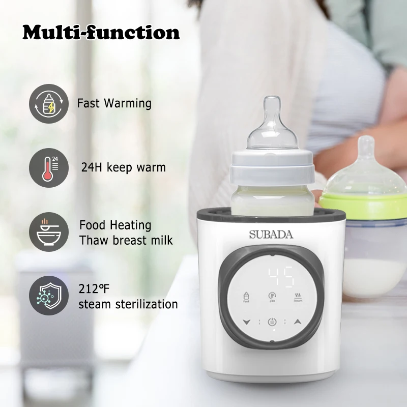 2024 New Design all in 1 Fast Milk Warming & Heating for Baby Formula Milk Electric Baby Feeding Bottle Warmer 110V 220V