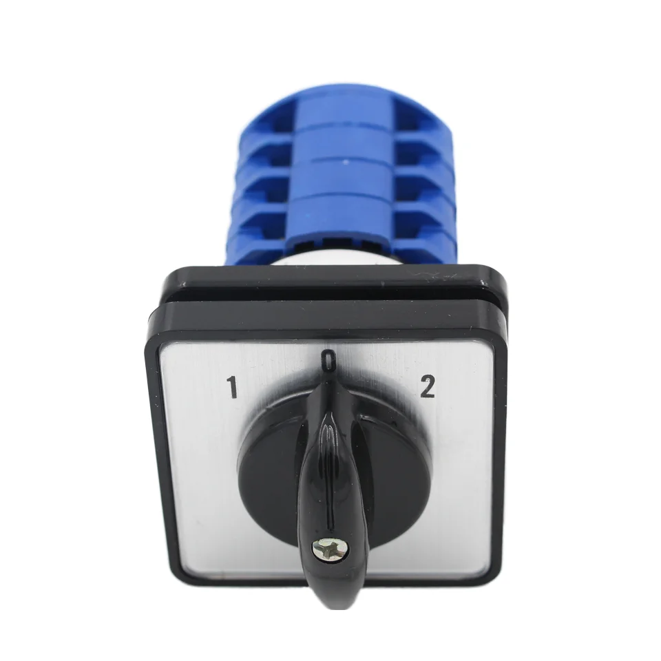 4 Pole 16 Terminals Silver Contact Cam Switch 3 Step 440V 20A LW26 Changeover Rotary Switch