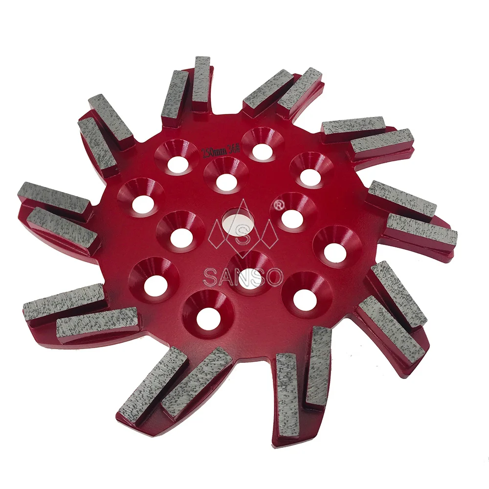 Sanso Concrete Terrazzo Metal Diamond Grinding Wheel Disc Abrasive Disc Concrete Diamond Cup Grinding Wheel